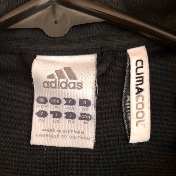 Adidas Kids Sports Zip Up ClimaCool Jacket - Picture 5 of 10